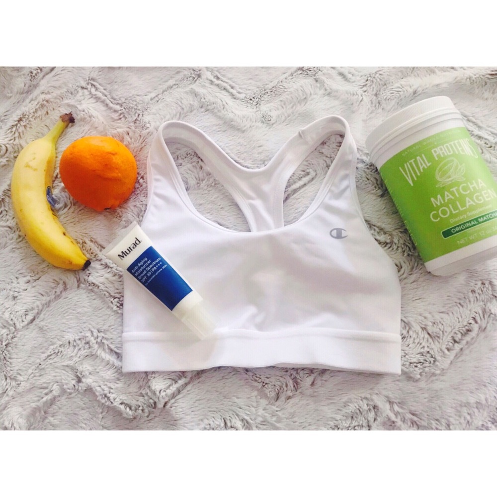 NWOT White Champion Sports/Workout Bra, size small